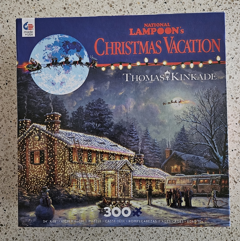 Thomas Kinkade National Lampoon's Christmas Vacation Puzzle (used)